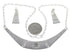 Native American Design Black Jade Multicolor Necklace Set GS62279